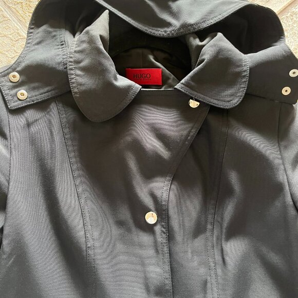BOSS JACKET - COOL DETAILS WITH SNAPS - SIDE POCKETS - HOODIE - EXC. COND - Picture 4 of 6